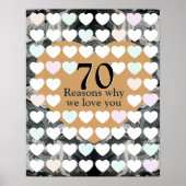 Sentimentele 70ste man reden waarom ik van je hou poster (Voorkant)