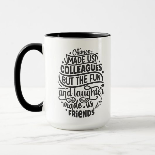 sentimentele collega's Vrienden lachen leuk Mok (Links)