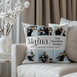Sentimentele Fotocollage Mama Aandenken  Kussen