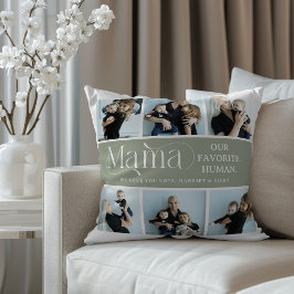 Sentimentele Fotocollage Mama Aandenken  Kussen