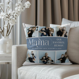 Sentimentele Fotocollage Mama Aandenken  Kussen