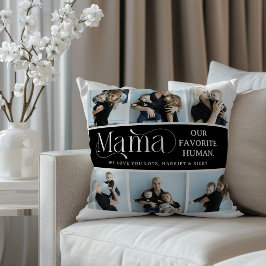 Sentimentele Fotocollage Mama Aandenken  Kussen