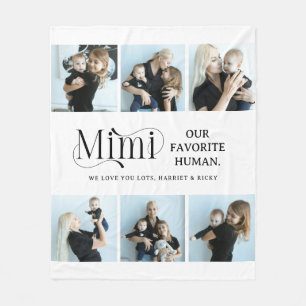 Sentimentele Fotocollage Mimi Aandenken Fleece Deken