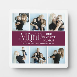 Sentimentele fotocollage Mimi aandenken Fotoplaat
