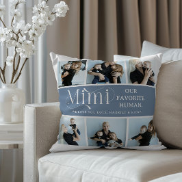 Sentimentele fotocollage Mimi aandenken  Kussen