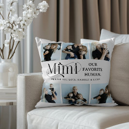 Sentimentele fotocollage Mimi aandenken  Kussen