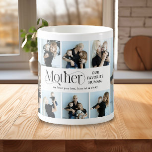 Sentimentele Fotocollage Moeder Aandenken Koffiemok