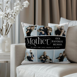 Sentimentele Fotocollage Moeder Cadeau  Kussen