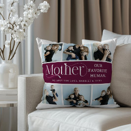 Sentimentele Fotocollage Moeder Cadeau  Kussen