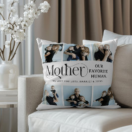 Sentimentele Fotocollage Moeder Cadeau  Kussen