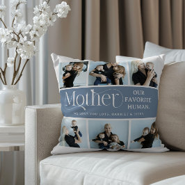 Sentimentele Fotocollage Moeder Cadeau  Kussen