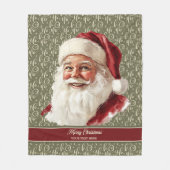 Sentimentele  kerstman vakantiedeken fleece deken (Voorkant)