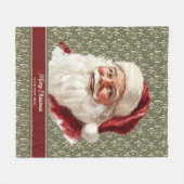 Sentimentele  kerstman vakantiedeken fleece deken (Voorkant (Horizontaal))