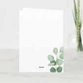 Sentimentele oprechte Moederdag Kaart aan dochter (Achterkant)