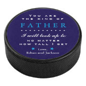 Sentimentele Vaderdag of verjaardag Hockey Puck (3/4)