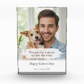 Sentimentele Vaderdag Uniek Modern Fotoblokken (Voorkant)