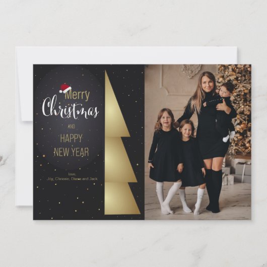 Sentiments voor Pet Sentiments Photo Holiday Card Feestdagenkaart (Voorkant)