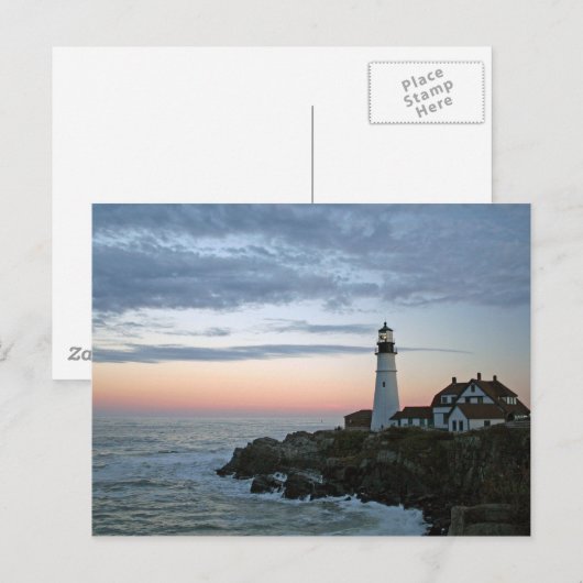 Sentinaal bij zonsondergang briefkaart (Voorkant / Achterkant)