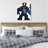 Sentinaal portaal canvas afdruk (Insitu (Slaapkamer))