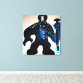 Sentinaal portaal canvas afdruk (Insitu (Houten vloer))