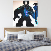 Sentinaal portaal canvas afdruk (Insitu (Slaapkamer))