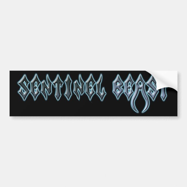 Sentinel Beast Bumpersticker (Voorkant)