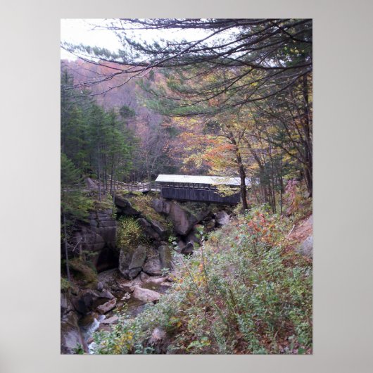 Sentinel Bridge Herfst Foliage Poster (Voorkant)