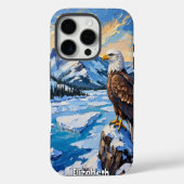 Sentinel Eagle, bevroren majesteit Case-Mate iPhone Case (Achterkant)