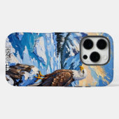Sentinel Eagle, bevroren majesteit Case-Mate iPhone Case (Achterkant (horizontaal))
