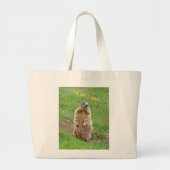 Sentinel marmot grote tote bag (Voorkant)