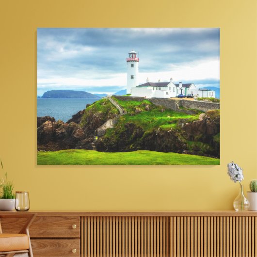 Sentinel of the Atlantic – Fanad Head Canvas Afdruk (Insitu (Woonkamer))