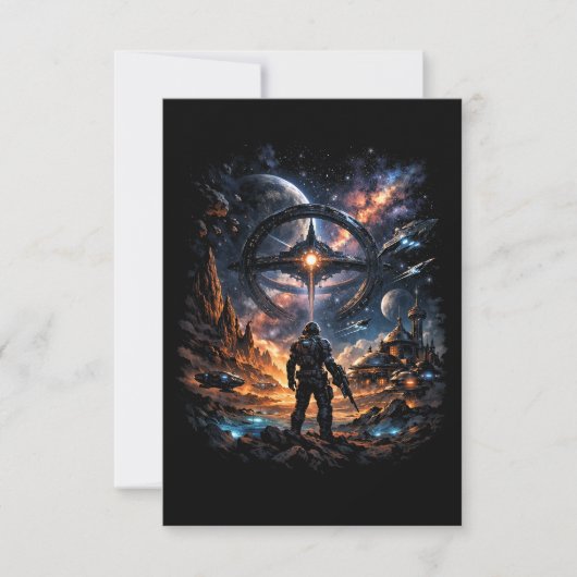 Sentinel of the Star Gate Bedankkaart (Voorkant)