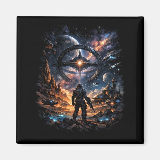 Sentinel of the Star Gate Magneet (Voorkant)