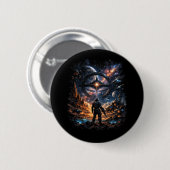 Sentinel of the Star Gate Ronde Button 5,7 Cm (Voorkant /achterkant)