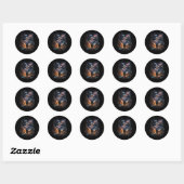 Sentinel of the Star Gate Ronde Sticker (Vel)
