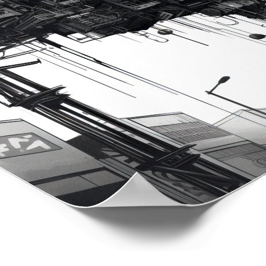 Sentinel of Tomorrow: Toekomstige bewakingscamera Poster (Hoek)