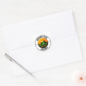 Sentinel Peak Mountain Tucson Arizona Vierkante Sticker (Envelop)