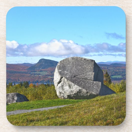 Sentinel Rock, Lake Willoughby, Vermont Bier Onderzetter (Voorkant)