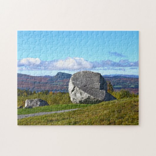 Sentinel Rock, Lake Willoughby, Vermont Legpuzzel (Horizontaal)