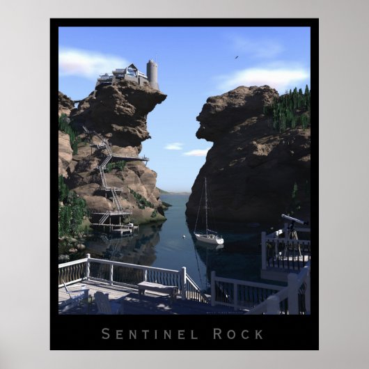 Sentinel Rock Poster (Voorkant)