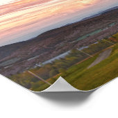 Sentinel Rock Sunset, Vermont Poster (Hoek)
