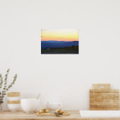 Sentinel Rock Vermont Zonsondergang Poster (Keuken)