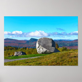 Sentinel Rock, Westmore, Vermont Poster