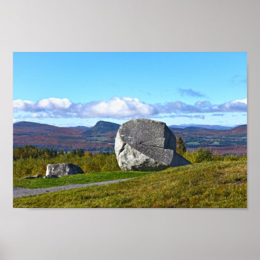 Sentinel Rock, Westmore, Vermont Poster (Voorkant)