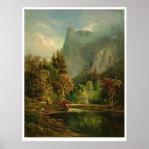 Sentinel Rock, Yosemite, Californië (0797A) Poster