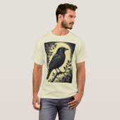 Sentinel van Eenzaamheid De Raaf T-shirt (Voorkant volledig)
