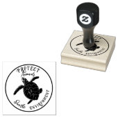 Sentinel van het zeeleven rubberstempel (Gestempeld)