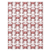 Sentinelkrab, rode tablet tafelkleed (Voorkant)