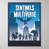 Sentinels van de minimalist voor multiversum games poster (Voorkant)