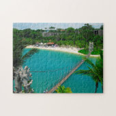 Sentosa Beach Singapore. Legpuzzel (Horizontaal)